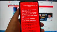 Fitur Lirik di Aplikasi Spotify Android (Liputan6.com/Robinsyah Aliwafa Zain)