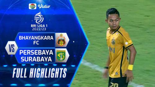 VIDEO: Bhayangkara FC Bungkam Persebaya Surabaya di Pekan Ketiga BRI Liga 1 2022/2023
