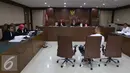 Suasana sidang dengan Terdakwa Kasman Sangaji di Pengadilan Tipikor, Jakarta, Senin (19/9). Saipul Jamil menjadi saksi terkait kasus suap panitera pengganti Pengadilan Negeri Jakarta Utara. (Liputan6.com/Helmi Afandi)