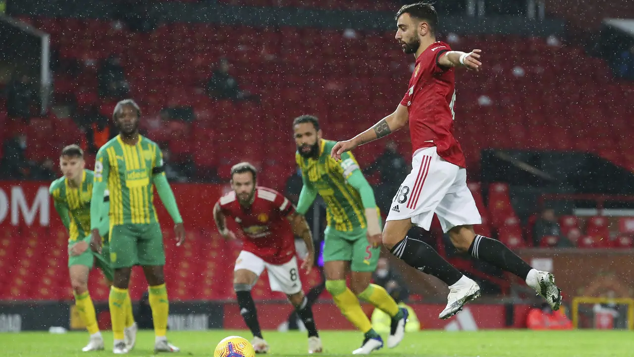 Gelandang Manchester United, Bruno Fernandes.