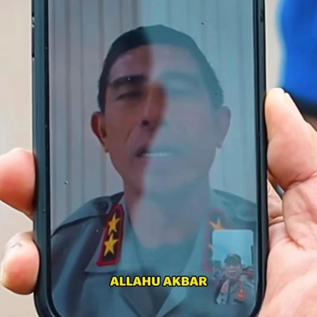 Jenderal polisi video call