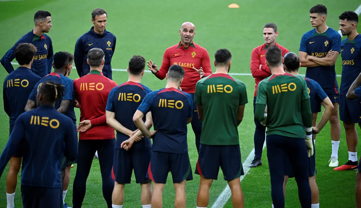 Kemenangan merupakan target mutlak bagi Portugal. (MIGUEL RIOPA / AFP)