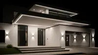 7 Desain Fasad Rumah Futuristik dengan LED dan Garis Tegas, Inspirasi untuk Hunian Masa Kini