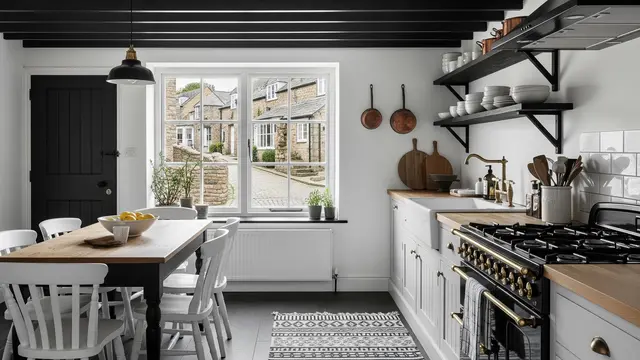 Ilustrasi Desain Dapur Sederhana di Desa/Gemini AI