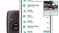 Aplikasi dan pelacak GPS AngelSense yang memungkinkan melacak keberadaan seorang anak dengan autisme