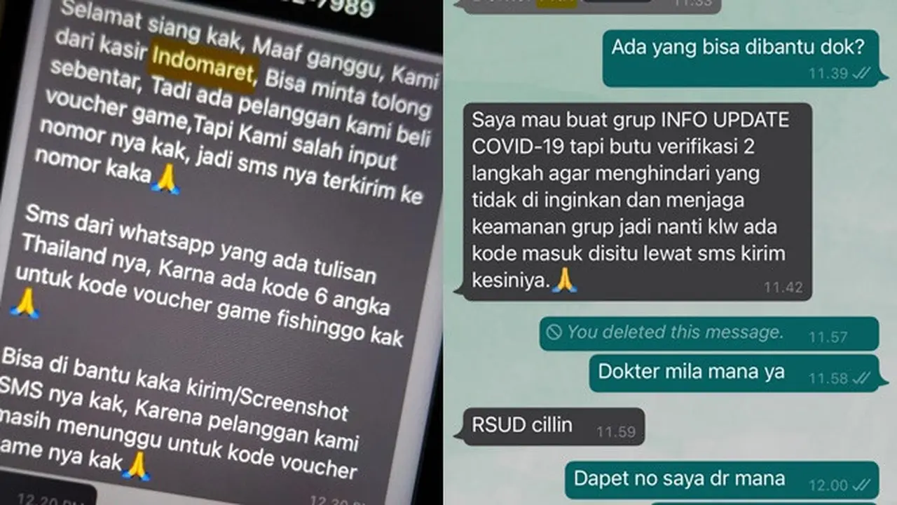 6 Chat Modus Penipuan Melalui WhatsApp, Ada yang Mengaku Salah Input Nomor
