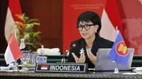 Menlu Retno Marsudi menekankan bahwa bagi Indonesia, Myanmar adalah rumah bagi saudara-saudara Rohingya, dan menilai bahwa mereka harus terus dilindungi (Kemlu)