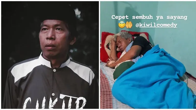 5 Potret Kiwil Kini yang Tengah Sakit, Tampak Lemas dan Tangan Diinfus