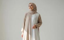 10 Inspirasi Model Gamis Beige & Putih Minimalis untuk Ramadan 2026, Pancarkan Keanggunan