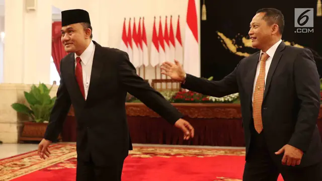 Salam Komando Budi Waseso untuk Kepala BNN Heru Winarko