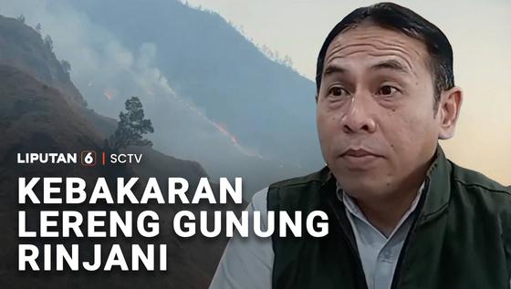 Kebakaran Lereng Gunung Rinjani