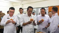 Menteri Hukum dan Hak Asasi Manusia (Menkumham) Supratman Andi Agtas, mengunjungi Lembaga Pemasyarakatan (Lapas) Narkotika Cipinang, Rabu (28/08/2024). Foto: Kemenkumham