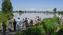 Pakistan mengalami peningkatan kejadian cuaca ekstrem karena bergulat dengan dampak perubahan iklim. (Abdul MAJEED/AFP)