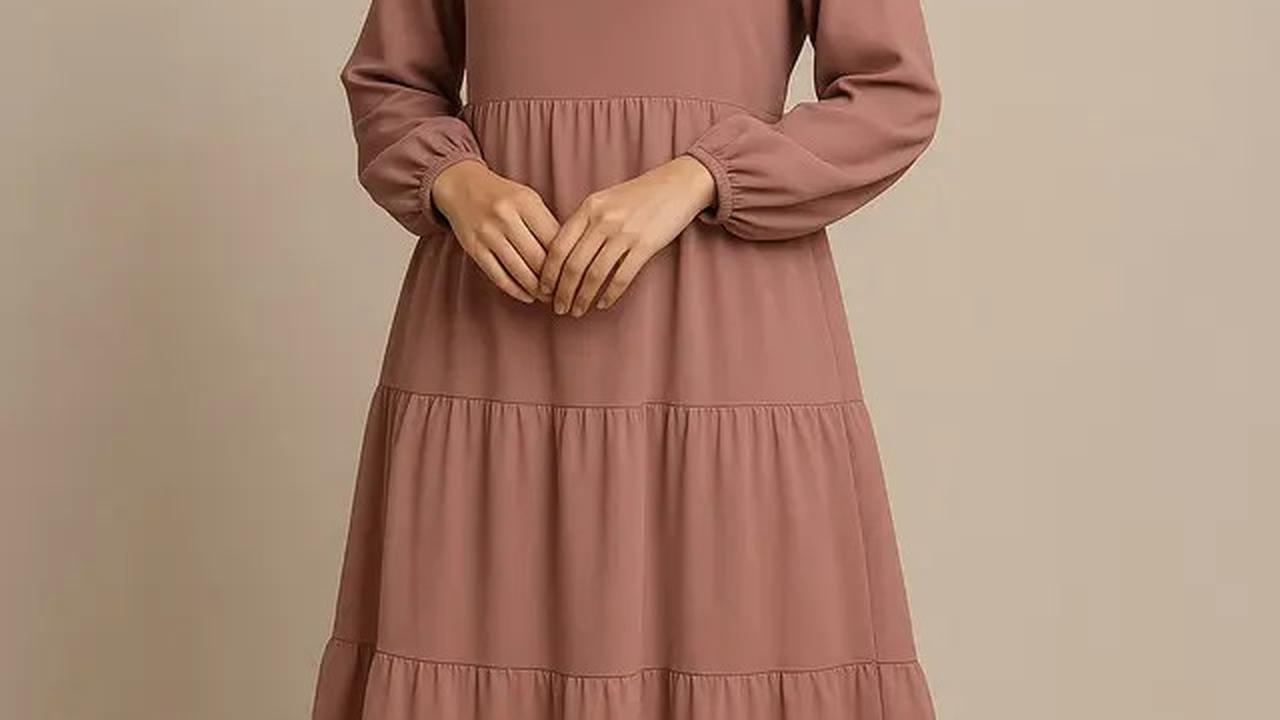 10 Model Gamis Wanita Sederhana yang Syari Tapi Tetap Elegan, Cocok untuk yang Aktif di 2025