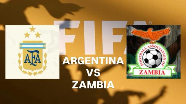 Argentina vz Zambia, laga persahabatan