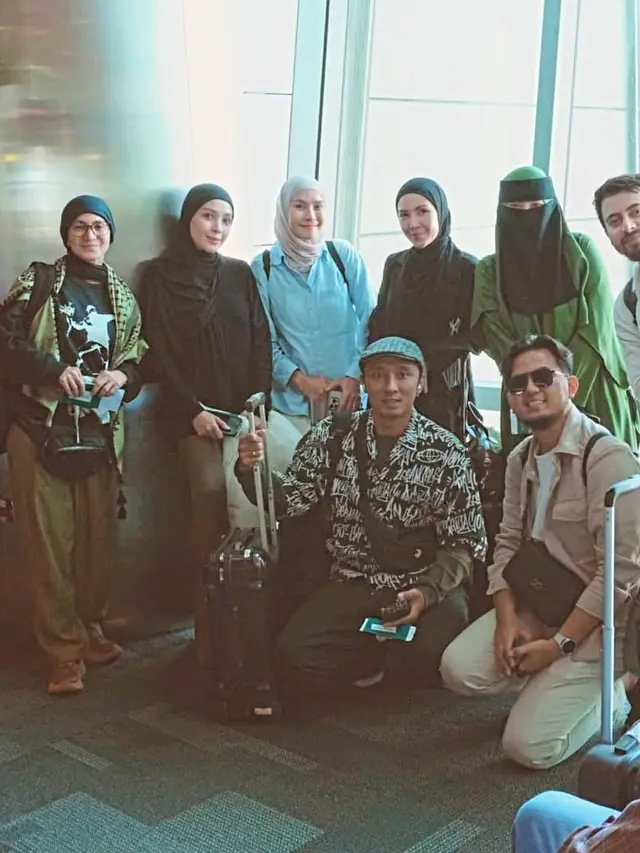 6 Potret Artis Indonesia Ikut Aksi Global March to Gaza, Solidaritas untuk Palestina