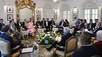 Pertemuan informal para Menlu ASEAN mengenai Myanmar di Bangkok, Thailand, pada Minggu (12/7/2026). (Dok. Kemlu RI)