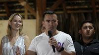 Daniel Noboa terpilih sebagai presiden Ekuador pada usia 35 tahun, menjadikannya yang termuda dalam sejarah negara itu. (Dok. AP/Martin Mejia)