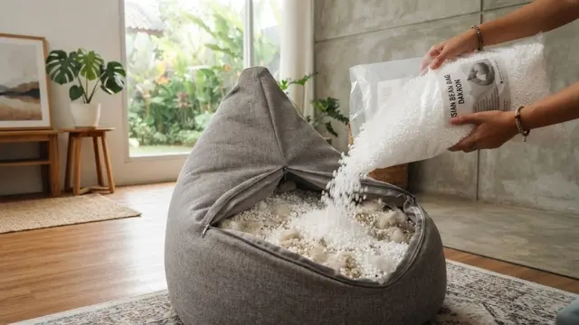 Model Bean bag chair