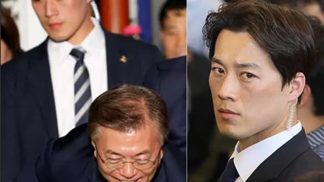 Choi Young-jae bodyguard ganteng Presiden Korea Selatan. (Foto: Twitter @sphasiaone)