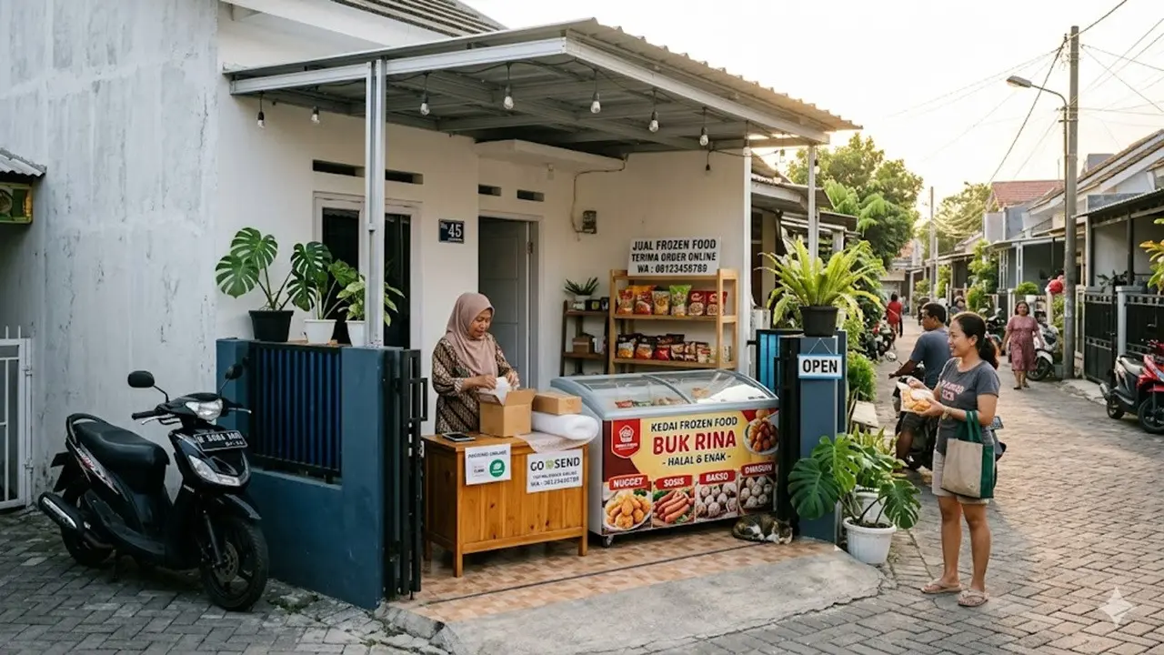 Inspirasi Jualan Depan Rumah Type 45