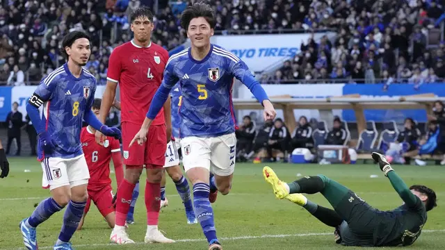 Foto: Jepang Bantai Thailand 5-0, Gimana Nasib Timnas Indonesia Nanti di Piala Asia