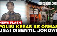 VIDEO: Intip Kondisi Markas Ormas yang 'Dipermak' Polisi Usai Disindir Pedas Jokowi