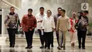 Sufmi Dasco Ahmad mewakili Partai Gerindra menyatakan menghormati keputusan Cak Imin untuk berkoalisi dengan Nasdem menjadi bakal cawapres Anies Baswedan. (Liputan6.com/Johan Tallo)