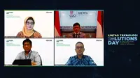 Webinar Lintas Teknologi 20lutions Day 2021: How Digital Ecosystem Will Shape The Future Of Business pada Selasa (23/11/2021) (Liputan6.com/Giovani Dio Prasasti)