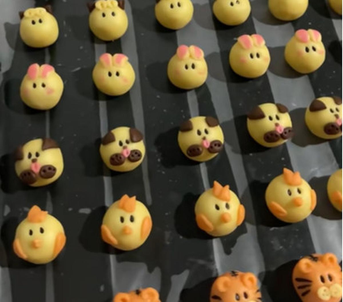 Kue Nastar dengan Bentuk Unik dan Lucu
