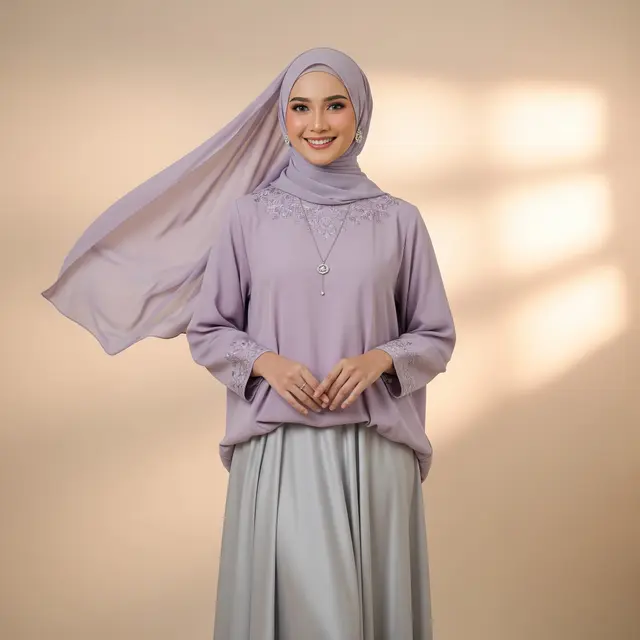 Padu Padan Warna Rok dan Blouse Agar Terlihat Mewah Saat Lebaran