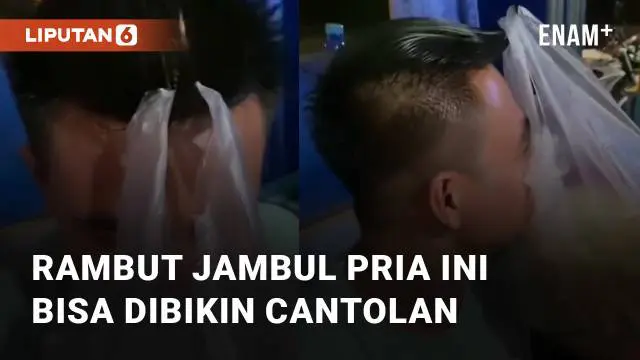 Model gaya rambut jambul pria ini bukan sekedar jambul