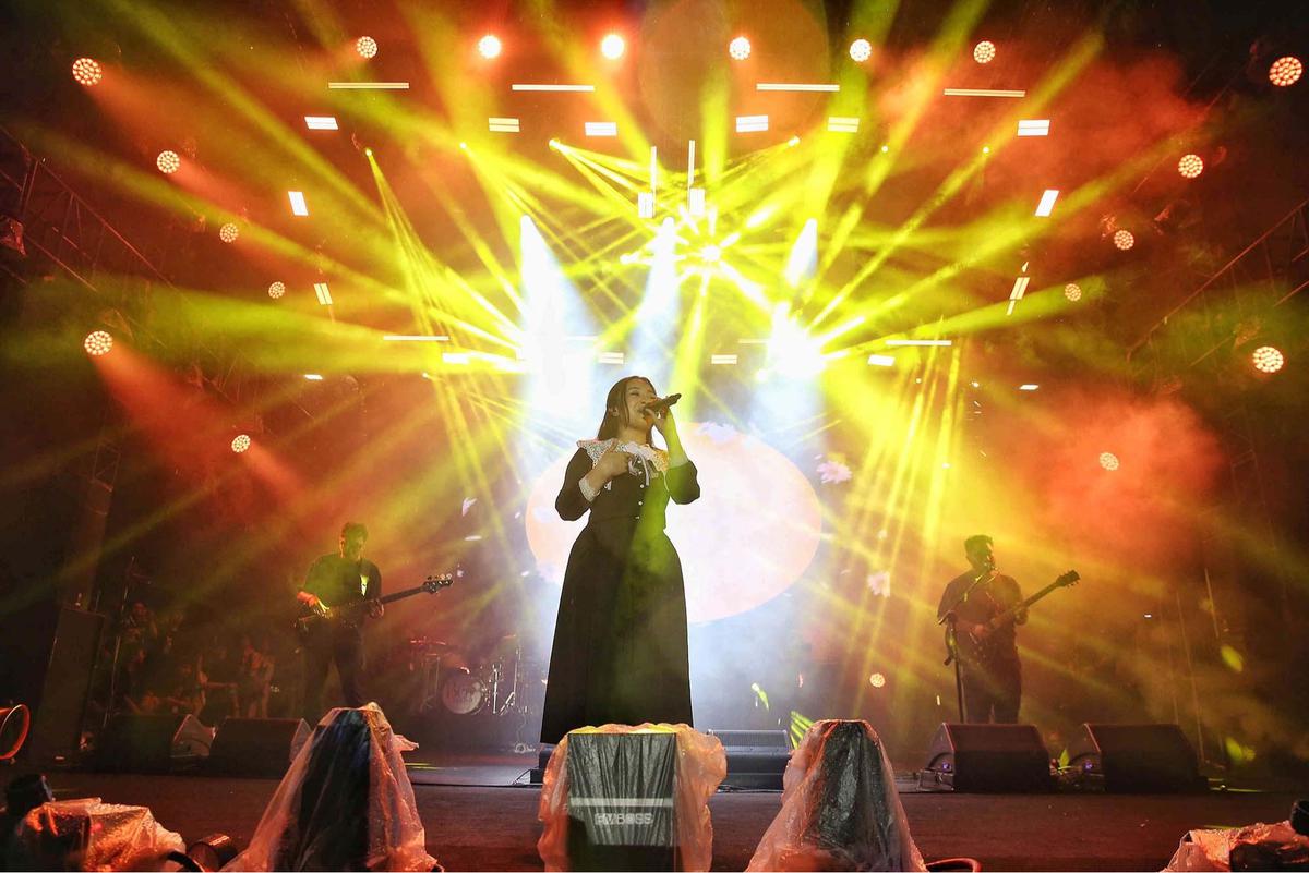 FOTO:  Bernadya Meriahkan  KapanLagi Buka Bareng BRI Festival 2025