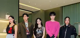 Pada 28 Agustus 2026 lalu, Prada mengadakan coktail party untuk merayakan pembukaan Butik Prada Paragon Singapura yang baru direnovasi. Dihadiri selebritas Asia dari  Karina Aespa, Hwang In-Youp, Raisa Andriana, Tatjana Saphira, hingga Meerqeen. / Foto dok: Prada.