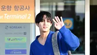 Airport Look Mingyu SEVENTEEN Jelang ke Jakarta, Tampil Kasual dengan Knit Dior dan Cargo Shorts