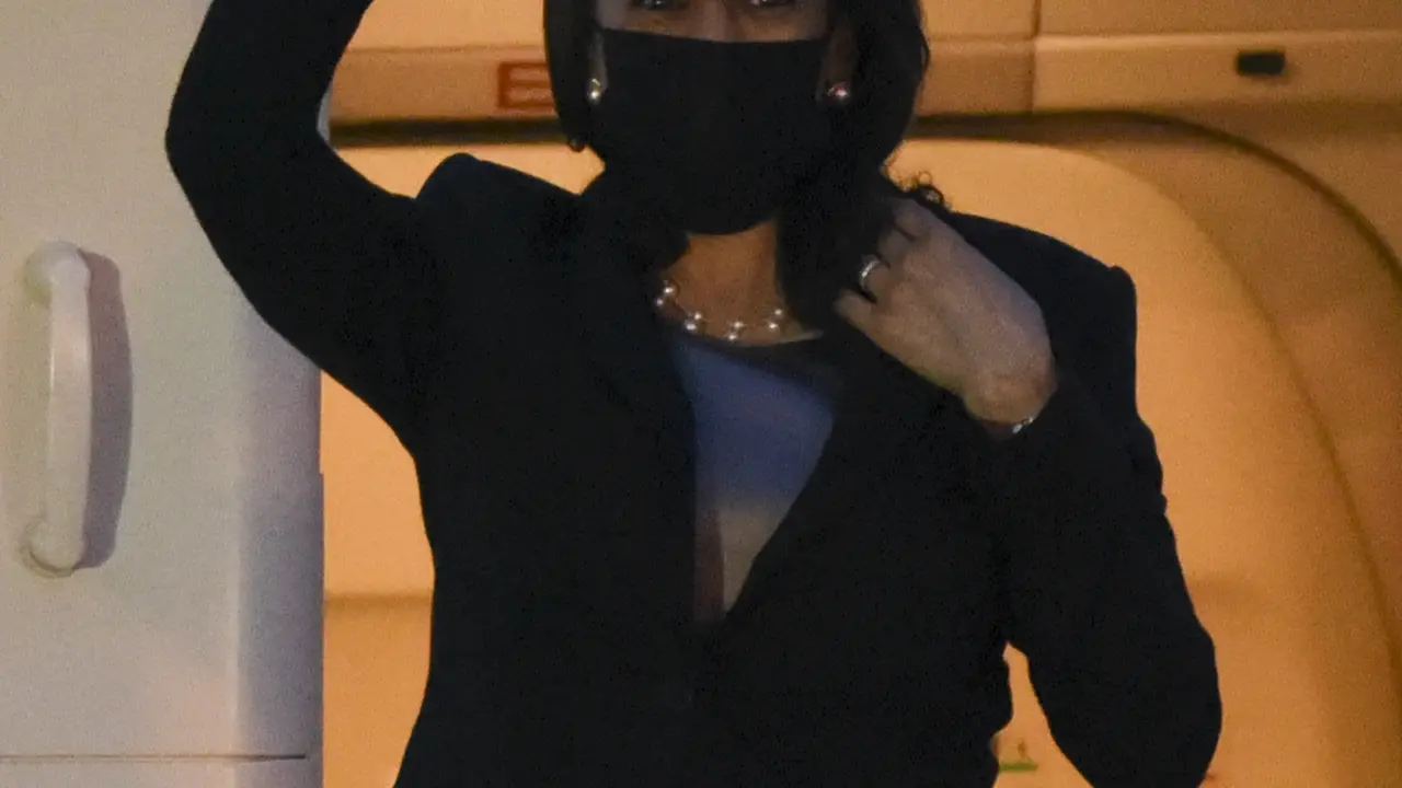 Kamala Harris Tiba di Guatemala City
