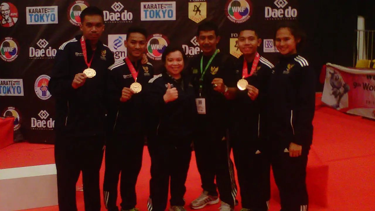 Tim Nasional Karate Junior Indonesia 2015
