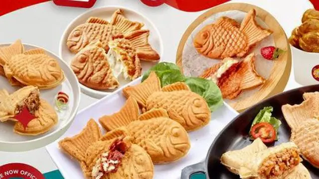 Bungeoppang yang telah diproduksi dengan beragam rasa