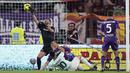 Nerazzurri mengalahkan Fiorentina dengan skor 2-1. (AP Photo/Andrew Medichini)