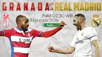Granada vs Real Madrid (Bola.com/Samsul Hadi)