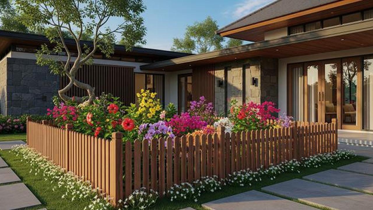 8 Inspirasi Desain Pagar Taman Bunga yang Bikin Halaman Rumah Makin Estetik