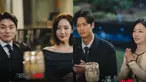 Potongan gambar yang baru dirilis menggambarkan anggota tim pemasaran termasuk Yoo Hee Yeon (Choi Gyu Ri) dan Yang Joo Ran (Gong Min Jung) berkumpul untuk memberi selamat kepada pasangan tersebut atas lamaran publik Park Min Hwan. Dalam foto tersebut, Kang Ji Won menampilkan senyum cerah yang cocok untuk bintang malam itu sambil mesra dengan Park Min Hwan, yang sedang mengudara sambil juga mewaspadai perasaan Jung Soo Min. (Foto: tvN via Soompi)