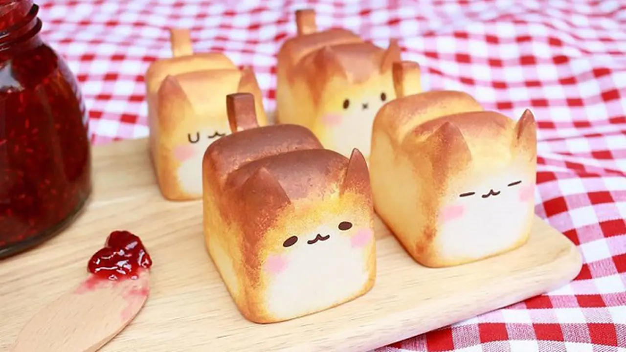 Roti Unik Berbentuk Kucing Ini Karya Seniman Korea Selatan