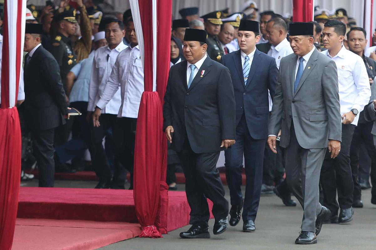 Prabowo hadiri sertijab Menhan