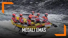 Tim arung jeram putri Indonesia U-23 meraih medali emas dan perak di World Rafting Championship 2019. Tim terdiri dari tujuh remaja putri asal Sukabumi.