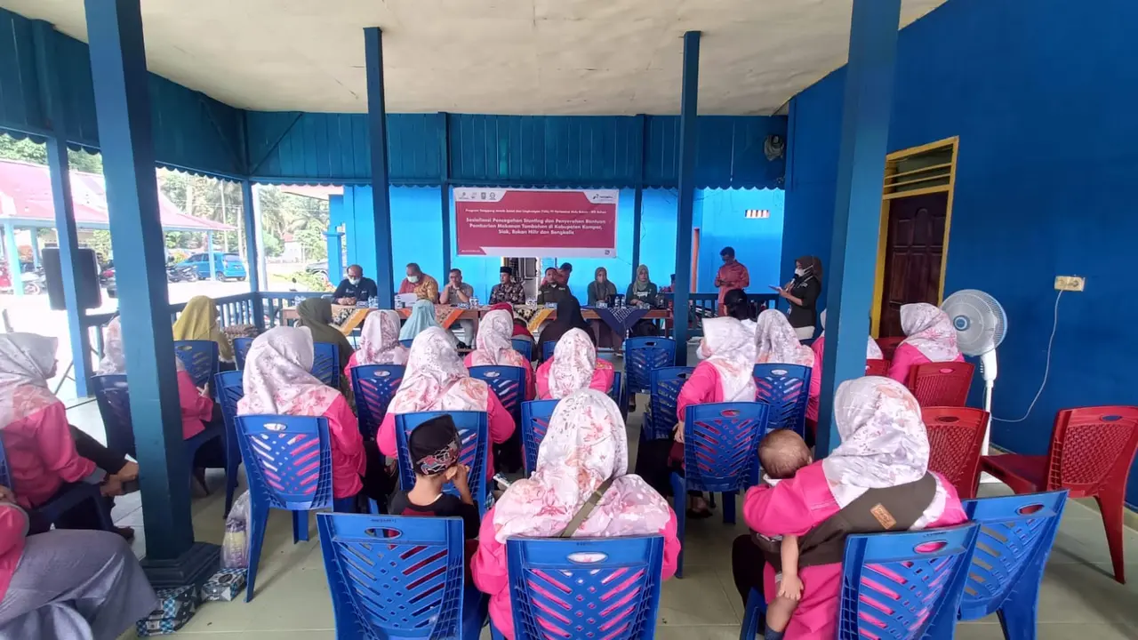 PT Pertamina Hulu Rokan (PHR) terus berupaya menekan angka gagal tumbuh pada anak atau stunting di Provinsi Riau.