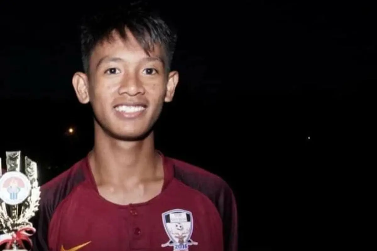 Pesepakbola U-16 yang jadi korban tewas tersambar petir di wilayah Konawe Selatan, Kamis (20/2/2020).(Liputan6.com/Ahmad Akbar Fua)