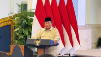 Prabowo Beri Sambutan di Depan Para Atlet RI yang Bertarung di SEA Games-33 (Foto: Lizsa Egeham/Liputan6.com)
