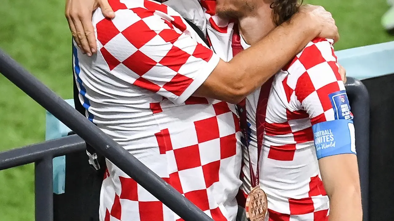 Luka Modric Piala Dunia 2022 Qatar (Foto: Twitter @brfootball)