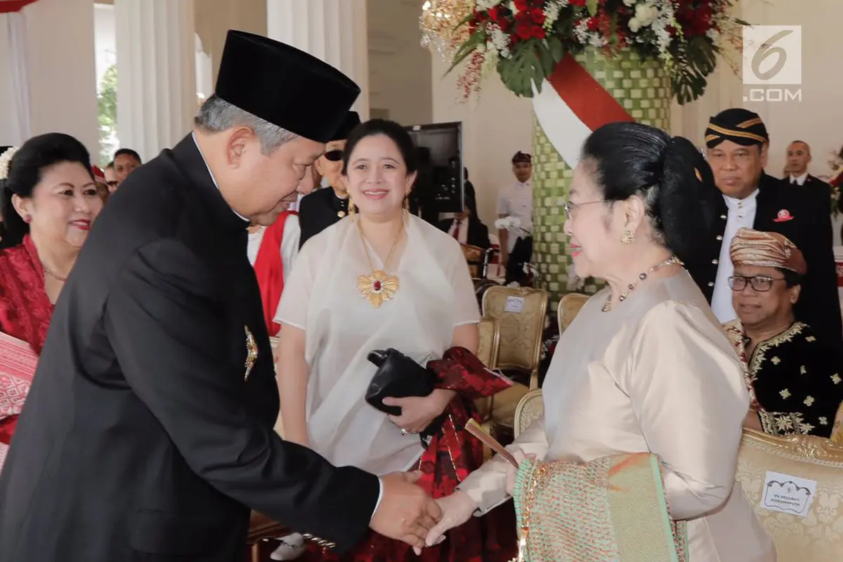 PHOTO: Momen Keakraban Presiden Jokowi, Megawati dan SBY